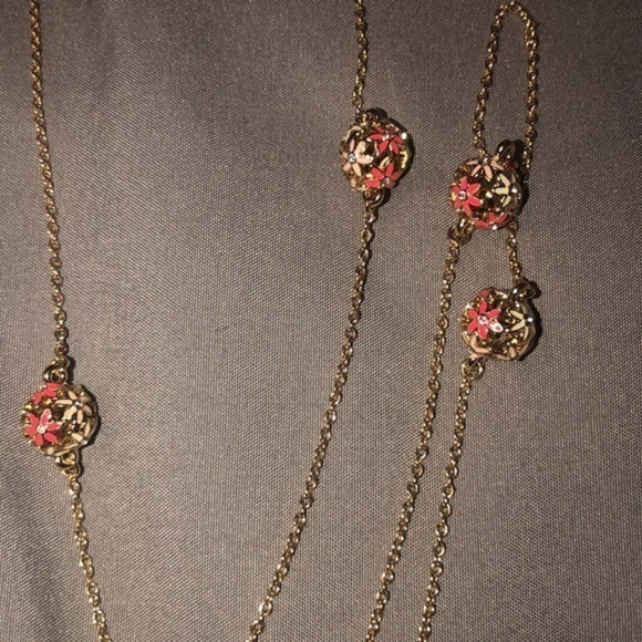 Kate Spade 32 inch floating necklace can be worn doubled or‎ as a single strand - Picture 1 of 11